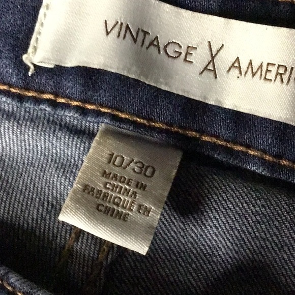 Vintage America Weekend Crop Women's Size 10 Jeans - Picture 3 of 7